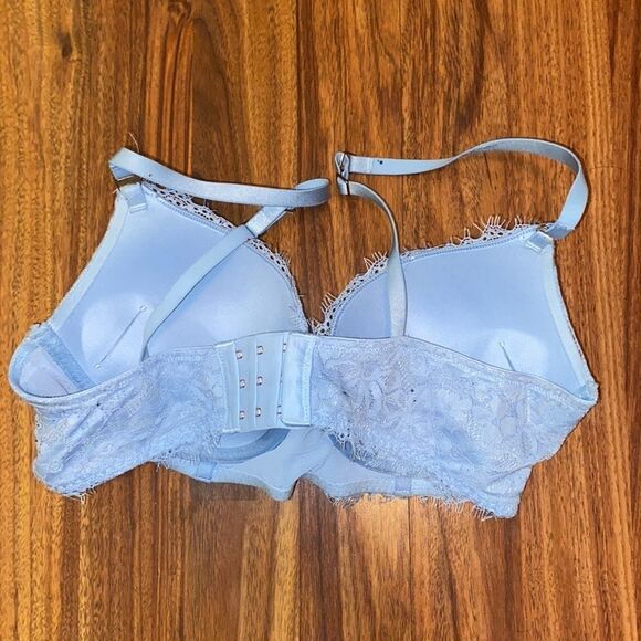 Aerie Blue Lace Push-Up Bra - Picture 5 of 7